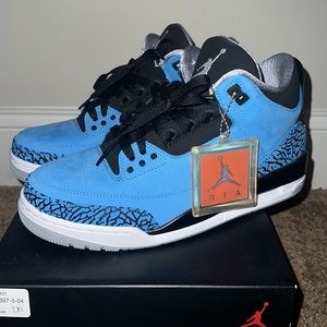 🆕Brand New Air Jordan 3 Retro (2013) Dark Powder Blue Size 9 
Authentic